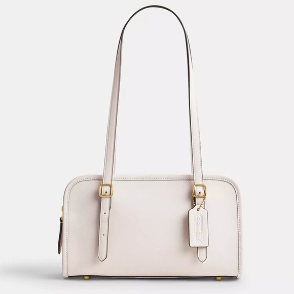 NWT ✅ Coach SWING Bag Glovetanned CM565 in CHALK / Gold ⭐ NWT